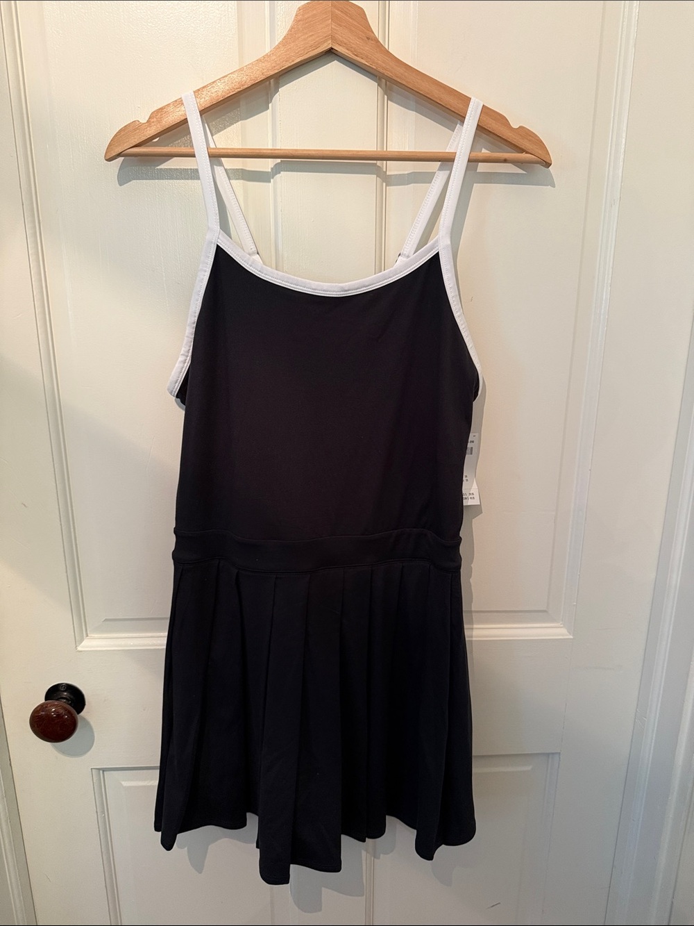 abercrombie kids Black Mini Dress with White Trim